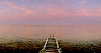 Swimming dock, Lesbos Greece