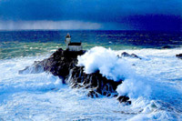 Phare de tevennec, bretagne