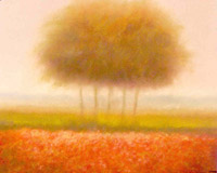 Orange group of trees