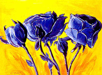 Blaue rosen