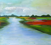 Lowlands rechts 60x90