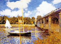 Brigde at argenteuil (black boat)