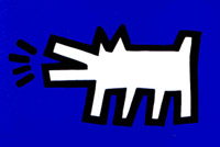 The dog barking