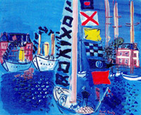 Le yacht pavoise, 1930