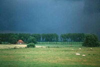 Onweer boven groningen