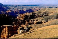 Canyon du tcharyn-kazakhstan